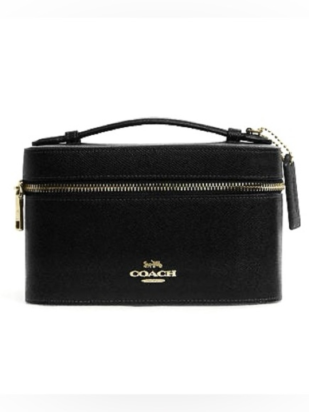 COACH leather cosmetic case🖤🖤